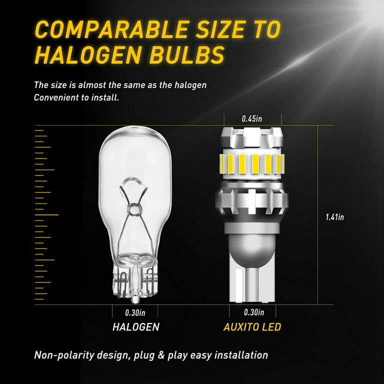 921 LED Back Up Light Reverse Light Bulb, 6000k White Color Light — AUXITO