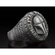 thumbnail image 2 of Anillo De Casco Retro battle knight Joyería De Moda, 2 of 3