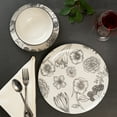 thumbnail image 2 of S & Co. Dinnerset 12PC Porcelain Bouquet, 2 of 5