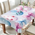 thumbnail image 4 of Ryvnso Easter Egg with Bow Tie Rectangle Table Cloth Tablecover Dinning Tablecloth 54"x54", 4 of 8