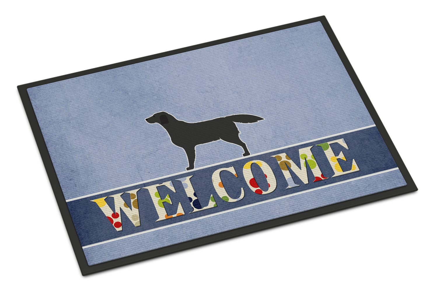 Black Labrador Retriever Door Mat