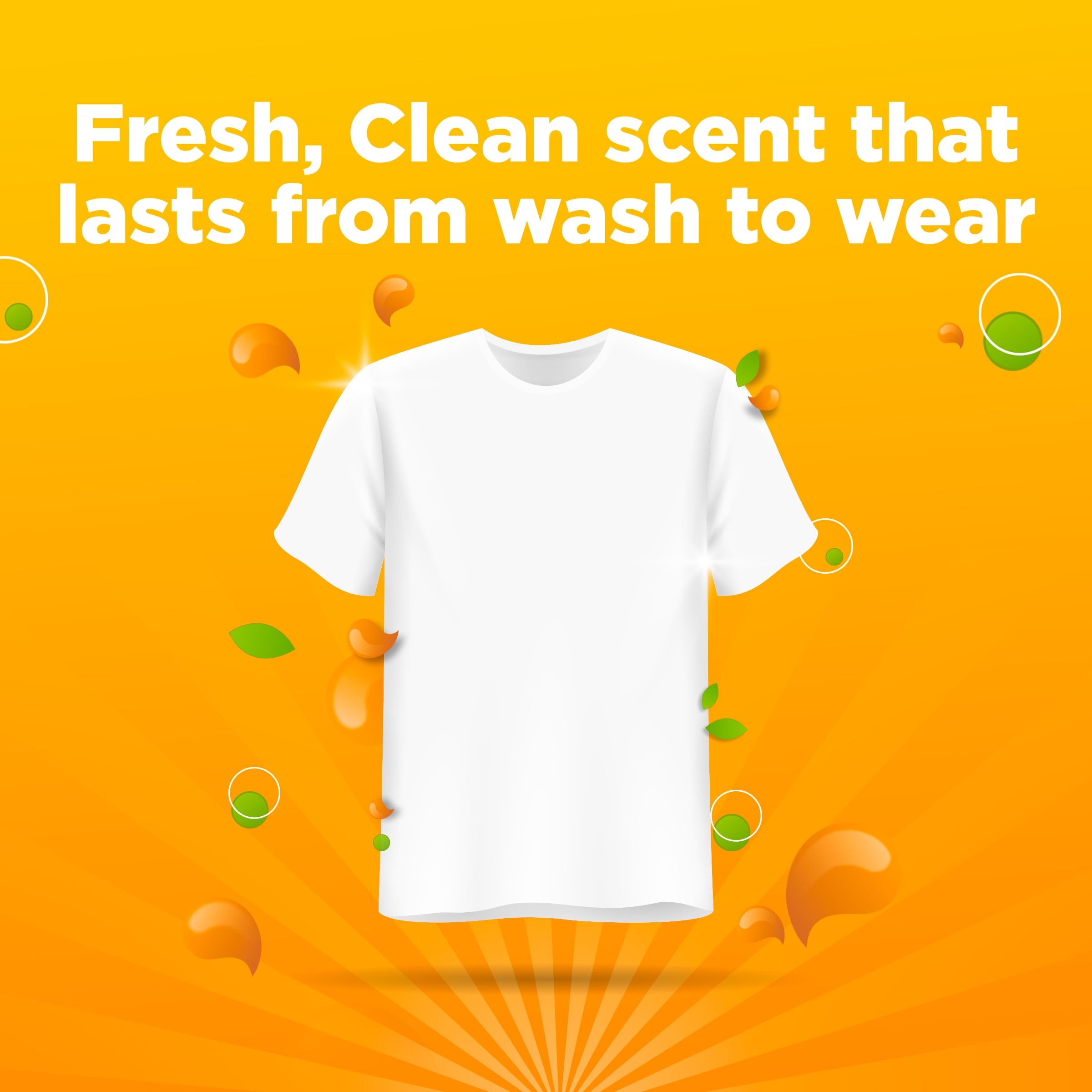 (4 pack) Great Value Ultimate Fresh Laundry Detergent, Original Clean, 88 fl oz, 61 Loads