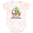 thumbnail image 3 of Inktastic Baby's 1st Christmas with Santa Reindeer and Tree Boys or Girls Baby Bodysuit, 3 of 5