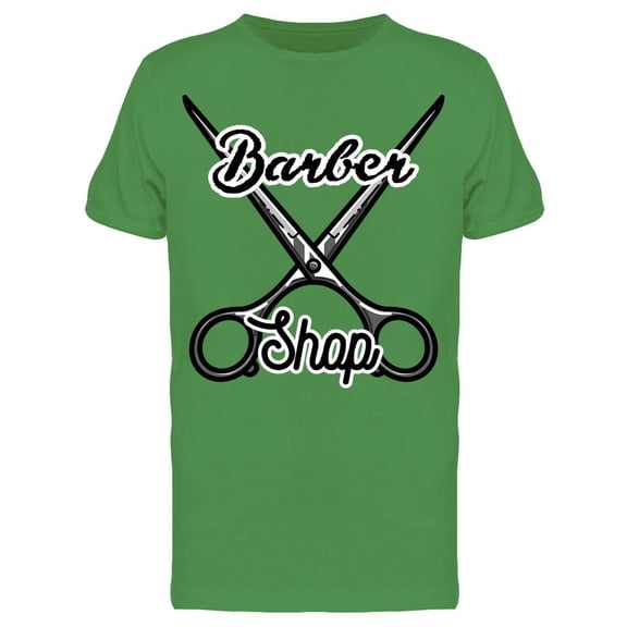 Scissors Barber Shop Tee Men's -Image by Shutterstock