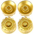 thumbnail image 1 of Perillas de volumen de guitarra XCF 4pcs tipo GD75 color Amarillo, 1 of 2