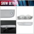 thumbnail image 2 of KOJEM Corner Lights+Signal Lights for 1997-2001 1998 1999 2000 Jeep Cherokee XJ Chassis Only Clear Corner Lights & Bumper Signal Lights 4Pcs, 2 of 9