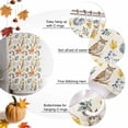 thumbnail image 5 of Shower Curtains Sets for Bathroom Decor Rustic Owl Fox Birds Fall Leaves Waterproof Bathroom Curtain with Hooks, Farm Animals Plants for Bathroom Decor,72x72IN, 5 of 6