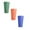 Purple 1PCS & Green 1PCS & Orange 1PCS, variant on COURAGEDG 16oz Thermoplastic Cup Pp Color Changing Cup Cartoon Milk Tea Coffee Color Changing Cup Acrylic Cups Teal Tumbler Set
