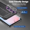 thumbnail image 6 of 2 Pack Screen Protector for Samsung Galaxy S24 FE 5G with 2 Pack Camera Lens Protector, Full Coverage Tempered Glass Film Anti-Fingerprint Case Friendly, 6 of 7