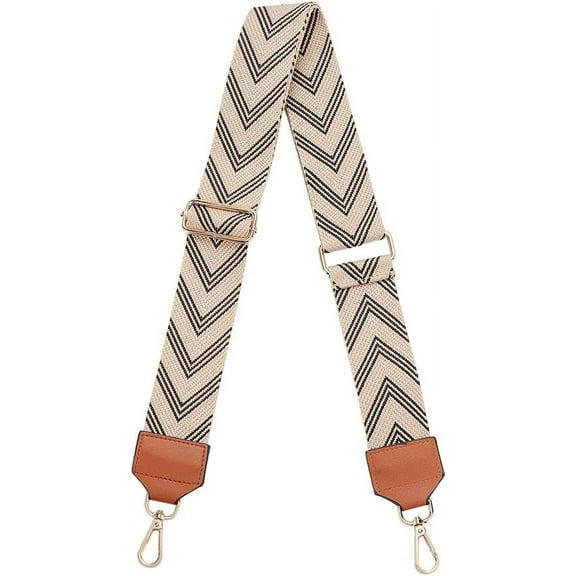 2 Inch Wide Bag Strap Adjustable Crossbody Strap Brown Replacement Shoulder Belt Canvas Bag Tote Shoulder Belt