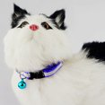 thumbnail image 3 of Walbest Reflective Cat Collar with Bell Basic Dog Cat Collar Buckle Adjustable Polyester Cat Dog Collar or Seatbelts, 3 of 7