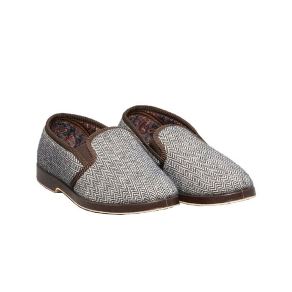 GBS Stafford Mens Twin Gusset Slipper / Mens Slippers