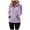 Purple, variant on Sherpa Fleece Quarter Zip Pullover For Women Long Sleeve Fluffy Soft Sweaters Jacket Plus Size Winter Coats With Pockets