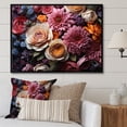 thumbnail image 1 of Designart Roses art Mural Encadré Décor, Roses art Mural Encadré, Rhapsodie des Roses, Rose Moderne art Mural Encadré Noir, Cadre Noir 40x30 Pouces, 1 of 5