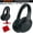 Black, variant on Sony WH1000XM4/B Premium Noise Cancelling Wireless Over-the-Ear Headphones Bundle with Deco Gear Pro Audio Headphone Stand + Microfiber Cleaning Cloth