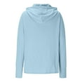 thumbnail image 4 of Sun Protection Hoodie for Womens Summer Front Zipper UPF 50+ Long Sleeve UV Spf Tee Shirts with Pockets Rash Guard Sun-Protective Clothing Quick Dry Athletic Stretch Shirts with Thumb Holes, 4 of 6