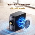 thumbnail image 6 of Bobtot 5.1 Surround Sound System,200W Bluetooth Speaker System for TV,5 Wired Speakers 4 inch Woofer Built-in Receiver, Support ARC Optical Bluetooth Input,Home Stereo Theater Systems, 6 of 9