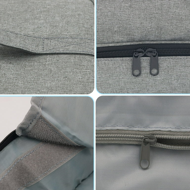 yisinuoo Nail Polish Organizer Bag Double-Layer Portable Nail