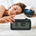 thumbnail image 3 of Unique Bargains Triple Digital Alarm Clock Snooze for Deep Sleepers Black, 3 of 6