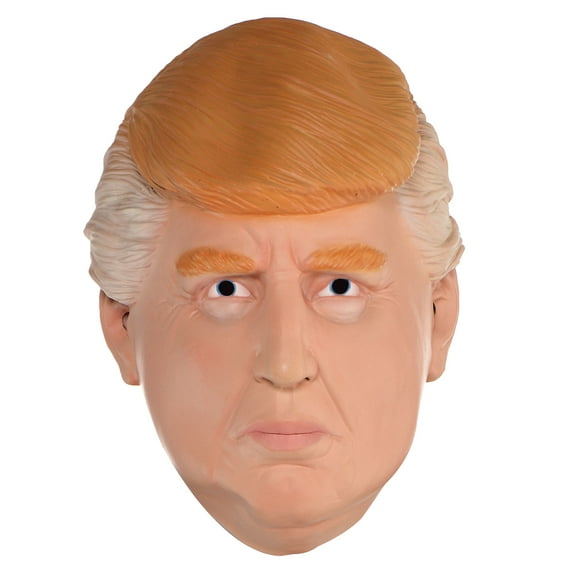 Amscan Billionaire Presidential Candidate Beige Latex Halloween Costume Mask