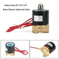 thumbnail image 1 of Motor Genic 1/4" AC 220V Brass Normally Closed Electric Solenoid Valve BSP Gas Water Air N/C, 1 of 12