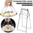 thumbnail image 4 of Oleegame 1PC Kitchen Utensils Set Kitchen Tool Stainless Steel Folding Dish Plate Bowl Clip Tong Grip Per Clamp, 4 of 9