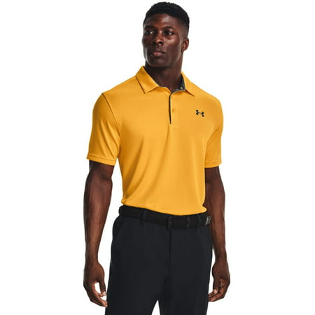 Under Armour Men's Standard Tech Golf Polo, (782) Rise/Pitch Gray/Pitch ...