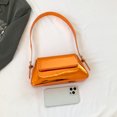 thumbnail image 3 of Y2K Bolso de mano Bolso de hombro de cuero de PU Bolso diario para mujer (naranja), 3 of 7