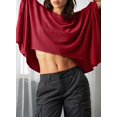 thumbnail image 4 of Camiseta Dokotoo Summer para mujer, talla grande, top corto, 4 of 6