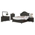 thumbnail image 1 of Rustic Gray Wood 5pc California King Bedroom Set, 1 of 12