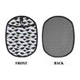 thumbnail image 2 of Pofeuu Graduation Hats Print Silicone Pot Mat Mitten With Hanging Loop Heat Resistant Oven Mitts Non-Slip Bbq Baking Smoking Potholders, 2 of 7