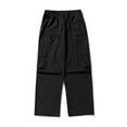 thumbnail image 3 of Fashion Plus Size Sports Jogger Pants for Mens Outdoors Solid Casual Elastic Waist Pocket Cargo Pants 50% off, 3 of 6