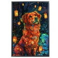 thumbnail image 2 of Nova Scotia Duck Tolling Retriever Dog Watercolor Art Poster - Nova Scotia Duck Tolling Retriever Dog Canvas Wall Art For Bedroom Decor - Inspirational Wall Art - Black Dog Painting, 2 of 6