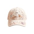thumbnail image 3 of GrmtClth Cute Halloween Decor Baseball Hat Printed Costume Cap Adjustable Cream Fashion Accessory Holiday Photo Prop Trucker Cap for Adults, 3 of 5