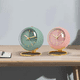 thumbnail image 5 of Relojes Despertadores, Retroiluminación Retro, Diseño Simple, Pequeño Reloj de Escritorio con Luz , Silencioso, Sin Tictac, Funciona con Pilas, Verde, 5 of 5