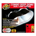 thumbnail image 3 of Zoo Med Combo Deep Dome Dual Lamp Fixture, 3 of 6