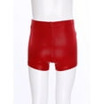 thumbnail image 4 of Ocealan Shorts de Danse Métalliques Brillants pour Filles, Bas de Gymnastique, Performance Jazz, Hot Pants Rouge 12, 4 of 6
