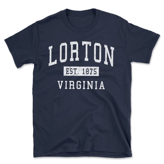 Lorton Virginia Classic Established Men's Cotton T-Shirt