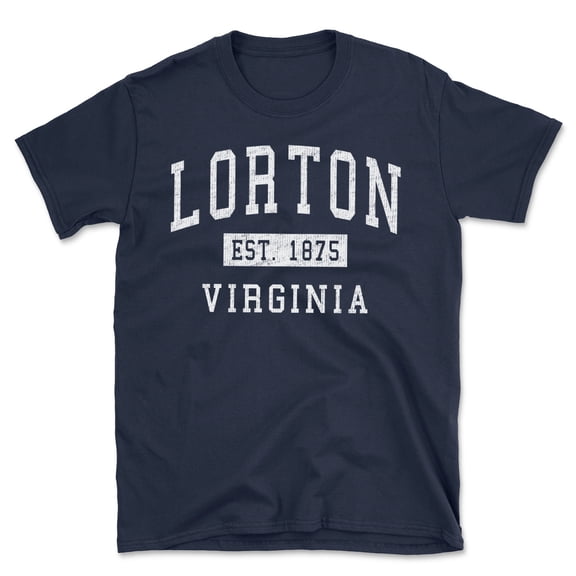Lorton Virginia Classic Established Men's Cotton T-Shirt
