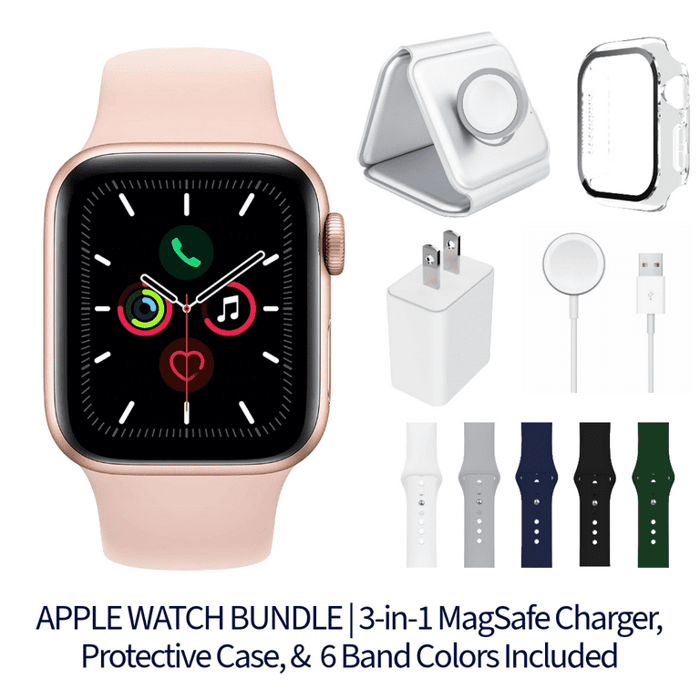 Restored Apple Watch Series Bundle 40mm GPS Gold (2019) 3-in