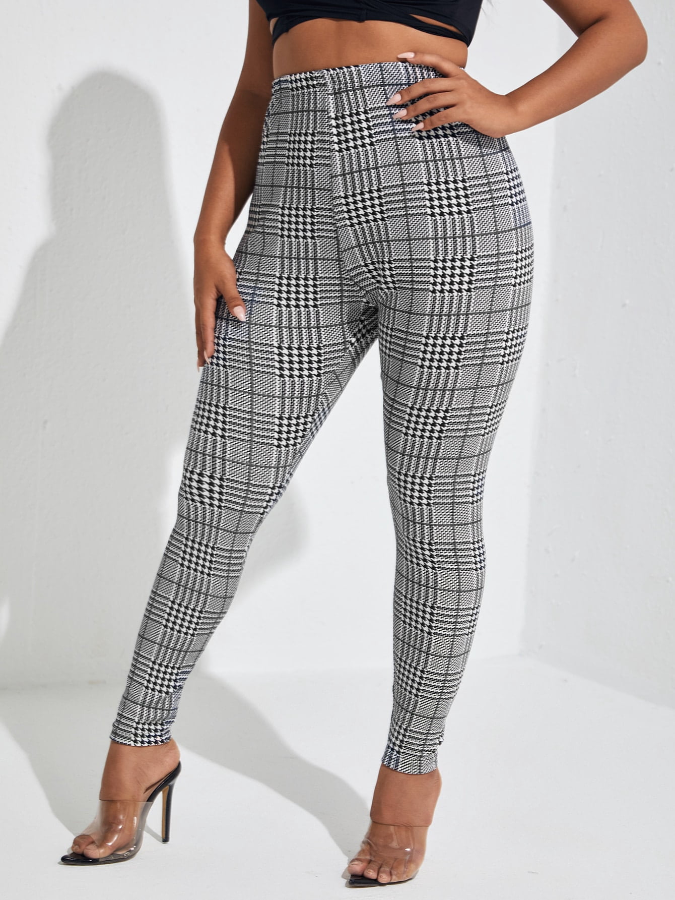 Plaid Print Leggings A220301N - Walmart 