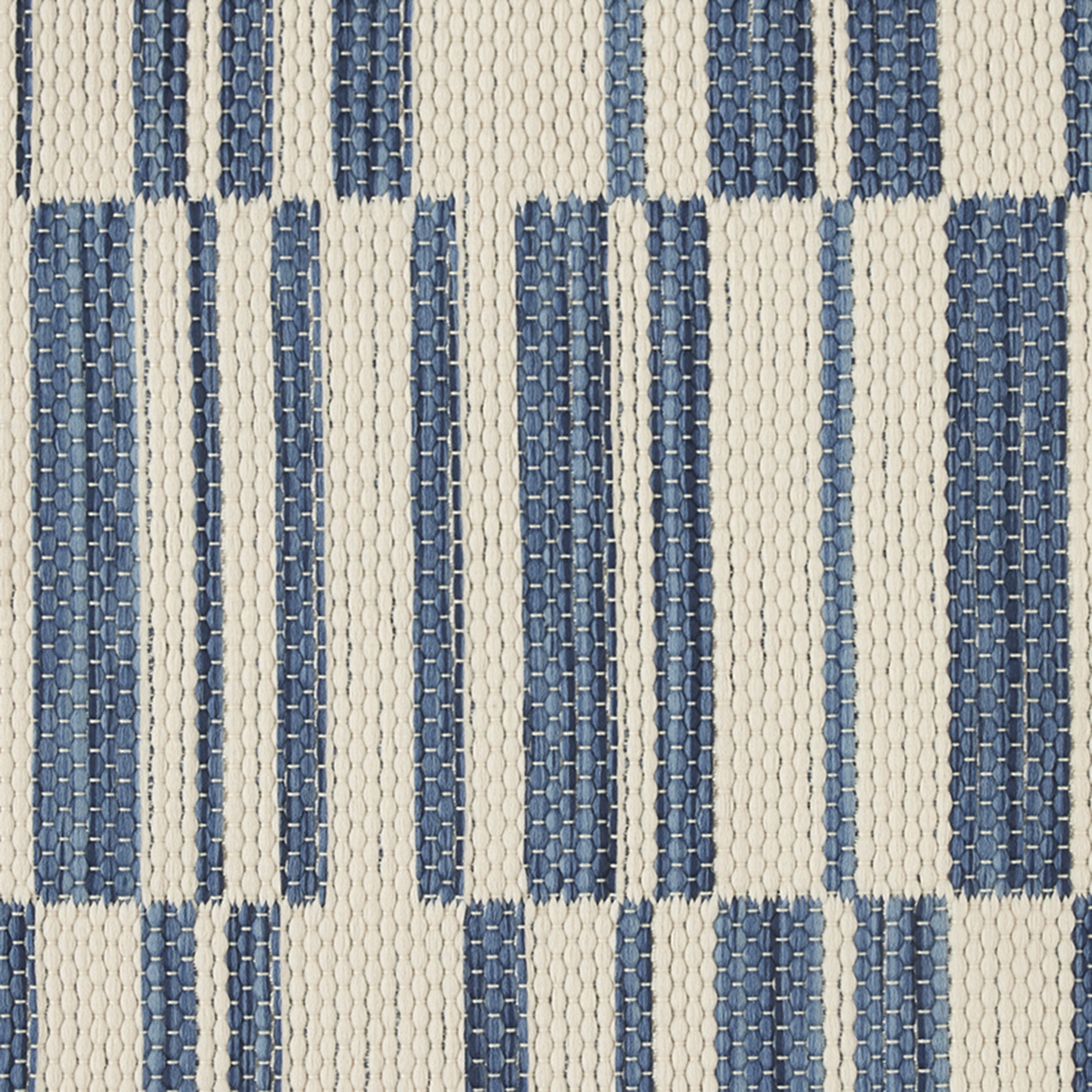 (2 pack) Mainstays Broken Stripe Kitchen Rug - 20" x 30" - 80% Polypropylene/ 20% Polyester - Tonal Blue