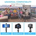 thumbnail image 4 of Selfie Stick,45" Extendable Selfie Stick Tripod,Portable Phone Tripod with Remote Shutter,Compatible w/iPhone 12 11 pro Max Xr X,Android,Samsung Galaxy S20 S10 and More - Selfie Stick, 4 of 7