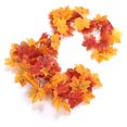 thumbnail image 3 of Maple Leaf Vine Piping Decoration Garnish Simulation Garland Rattan Ceiling Red Maple Leaf Hanging Wall Collapsible Fall Maple Cane Collapsable Ornament, 3 of 7