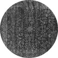 thumbnail image 1 of Ahgly Company Indoor Round Oriental Gray Industrial Area Rugs, 5' Round, 1 of 4