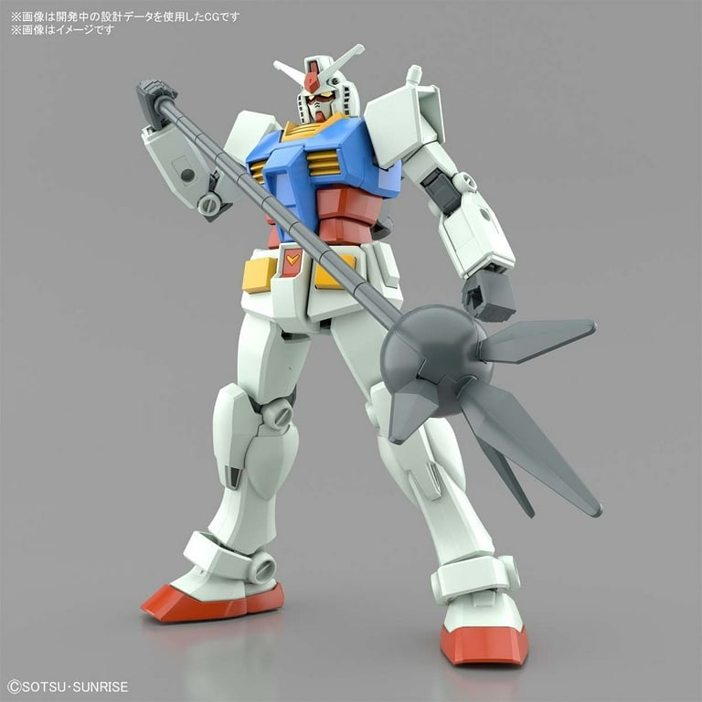 Bandai Entry Grade RX-78-2 Gundam Full Weapon Set 1/144 Model kit