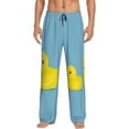 thumbnail image 2 of Picia Cute Ducky Mens Soft Woven Cotton Elastic Waistband Sleep Pajama Pant Lounge Sleep Pant With Pockets And Drawstring-Large, 2 of 9