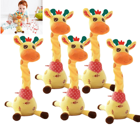 12 Inch 2025 Upgrade Musical Giraffe Toy – Sings Dances & Repeats What You Say Plateaudoe Dancing Giraffe Toys with Shining Led Lights Adjustable Volume Function Voice Imitation(1Pc) 12 Inch 2025 Upgrade Musical Giraffe Toy – Sings Dances & Repeats What You Say Plateaudoe Dancing Giraffe Toys with Shining Led Lights Adjustable Volume Function Voice Imitation(1Pc)