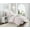 BLUSH, variant on Luxury Floral Ruched High Quality Duvet Cover Set