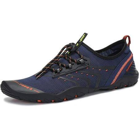 

Mens Womens Water Shoes Quick Dry for Swim Sports Beach Walking Dark Blue (Feet Long 274mm)